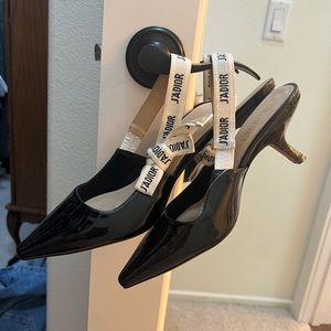 J’A DIOR kitten heels.